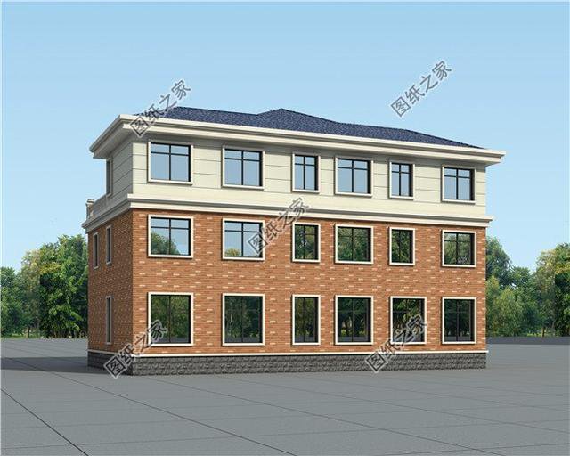 漂亮的農村自建雙拼別墅效果圖，外觀大氣，兄弟更和睦