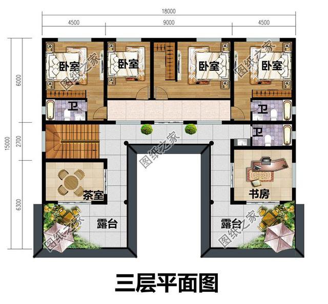 農村自建中式庭院別墅，戶型驚艷，居住生活方便