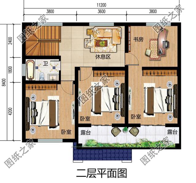 12米乘9米寬二層小別墅，獨(dú)具一格，真是太接地氣了