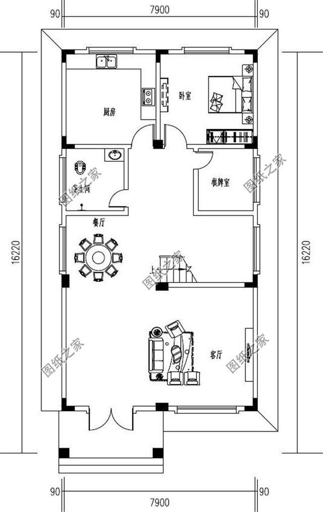 南方三層平頂樓房，來(lái)看看不一樣的農(nóng)村別墅吧