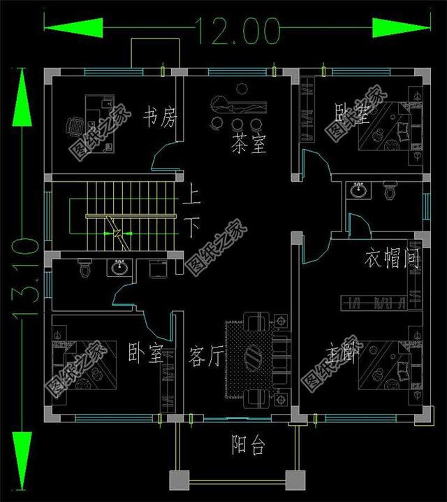 中式仿古農村房屋設計圖，沉穩大氣有意境，讓你在村里無法低調