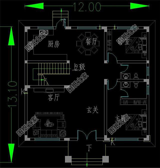 中式仿古農村房屋設計圖，沉穩大氣有意境，讓你在村里無法低調