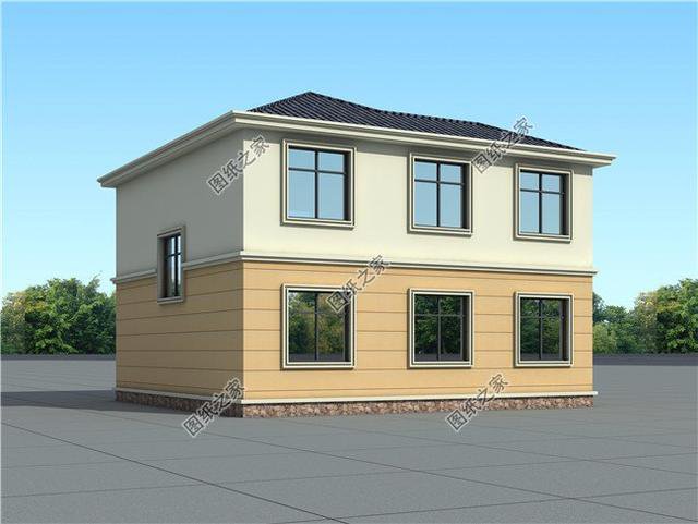 三款二層小別墅樣式，外觀精美，看完搬磚更有勁了