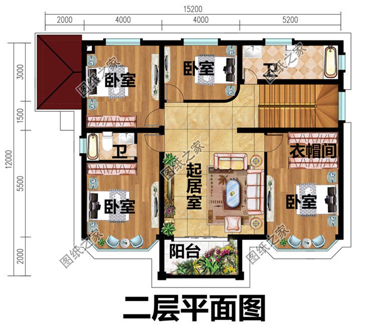 二層農村房子圖片及全套施工圖