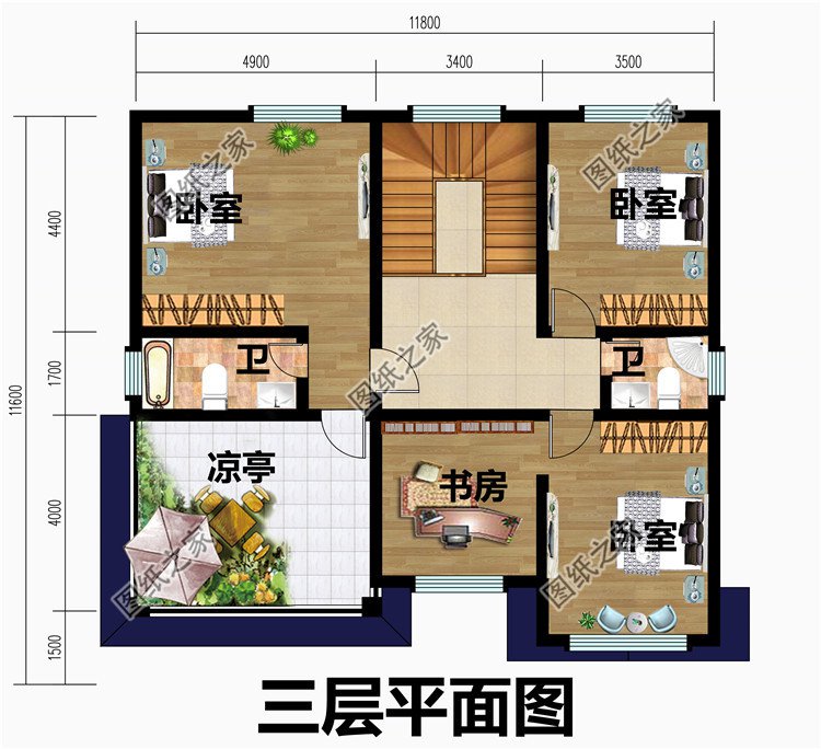 新式三層別墅設(shè)計(jì)圖