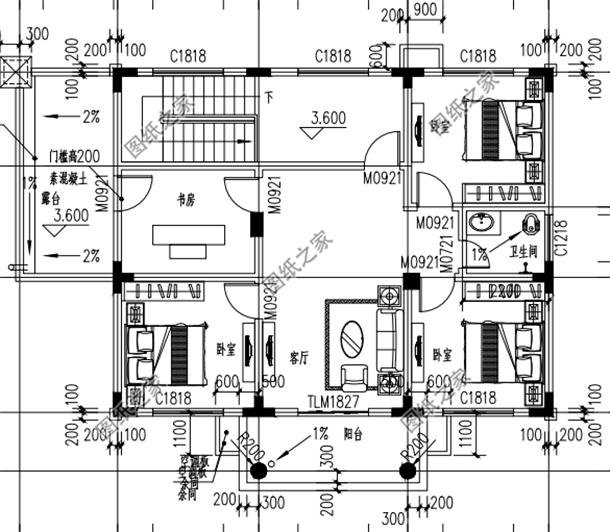 農村最好看兩層樓圖，精美實用，南北方都能建