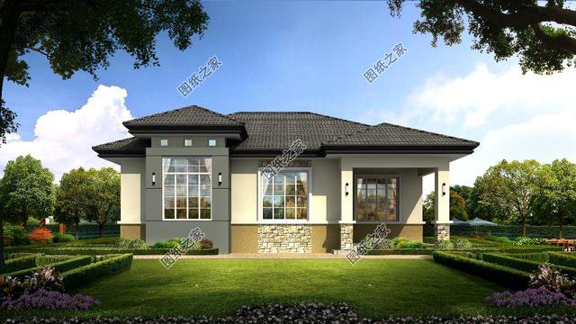 一百一十平方米的自建房設計圖，戶型特別接地氣，你猜蓋好多少