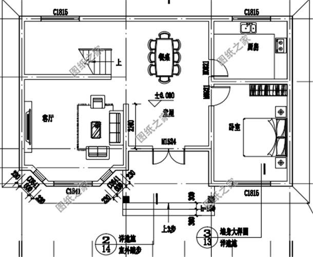 農(nóng)村90平米兩層小別墅戶型圖，簡(jiǎn)單溫馨，最適合咱農(nóng)村建
