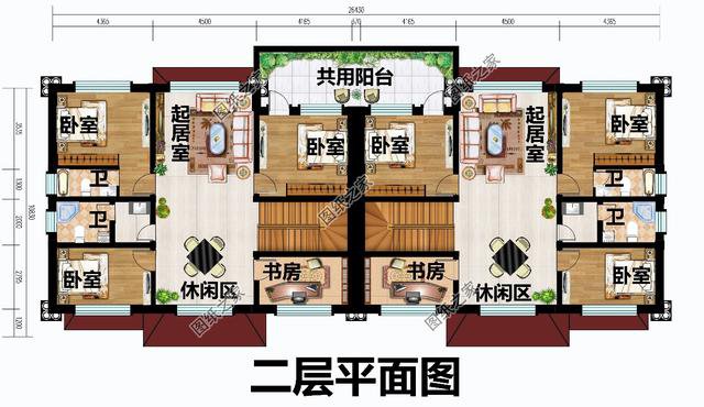 農村一宅兩戶兄弟房效果圖，這樣建房，準沒錯