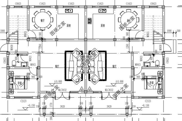 農村一宅兩戶兄弟房效果圖，這樣建房，準沒錯