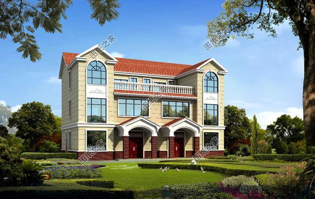 農村一宅兩戶兄弟房效果圖，這樣建房，準沒錯