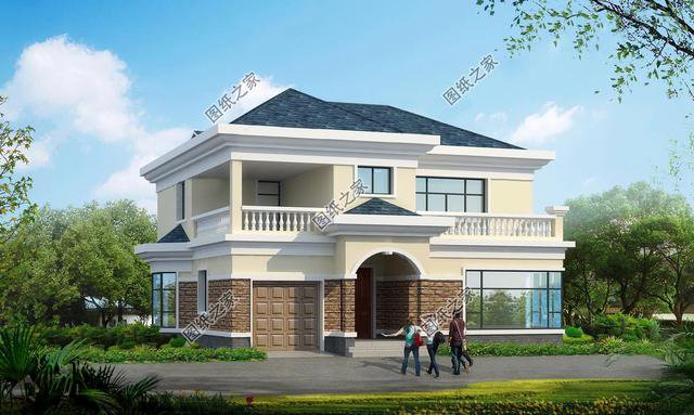 農村簡單大氣最新房子款式，蓋個二層樓房怎么樣，3套戶型隨你挑