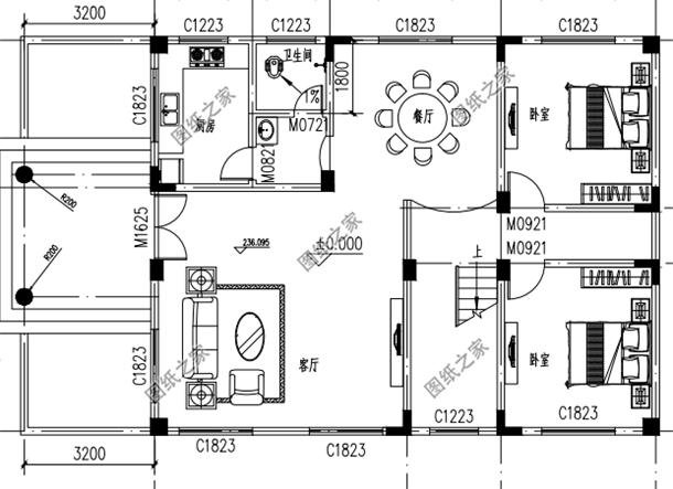 農(nóng)村120平米普通建房設(shè)計(jì)圖，簡(jiǎn)約大氣，有建房需求的朋友快收藏