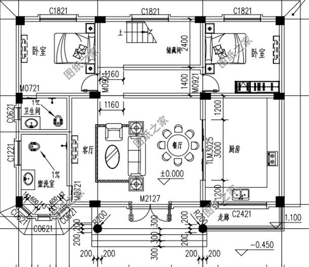 農(nóng)村二樓怎么設(shè)計(jì)戶型圖好看，請(qǐng)看這三棟，戶型完美造價(jià)經(jīng)濟(jì)