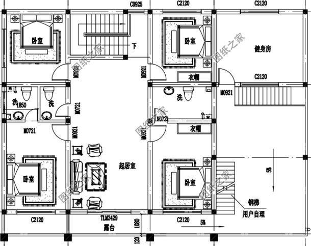 三款農(nóng)村平頂自建房效果圖，肆意享受屋頂花園，這樣的房子誰不喜歡？