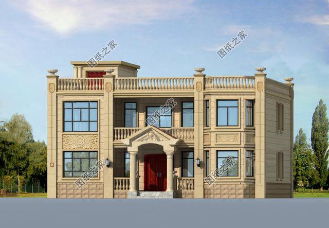 三款農(nóng)村平頂自建房效果圖，肆意享受屋頂花園，這樣的房子誰不喜歡？