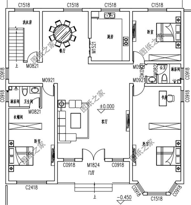 三款農(nóng)村平頂自建房效果圖，肆意享受屋頂花園，這樣的房子誰不喜歡？