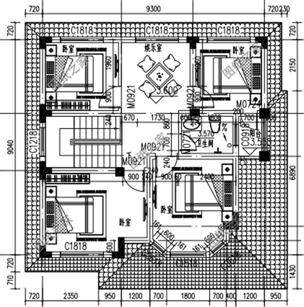 農村簡單二層別墅圖，效果圖和平面圖都有，最新推薦