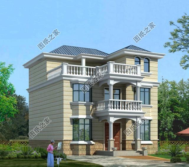 三款農村住房設計圖，適合11米*8米的宅基地，收藏好開春就建