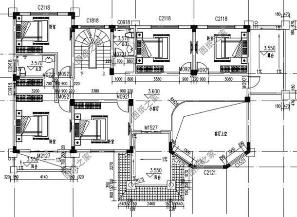最流行現代簡約別墅外觀圖，有效果圖和布局圖，實用是最大特點
