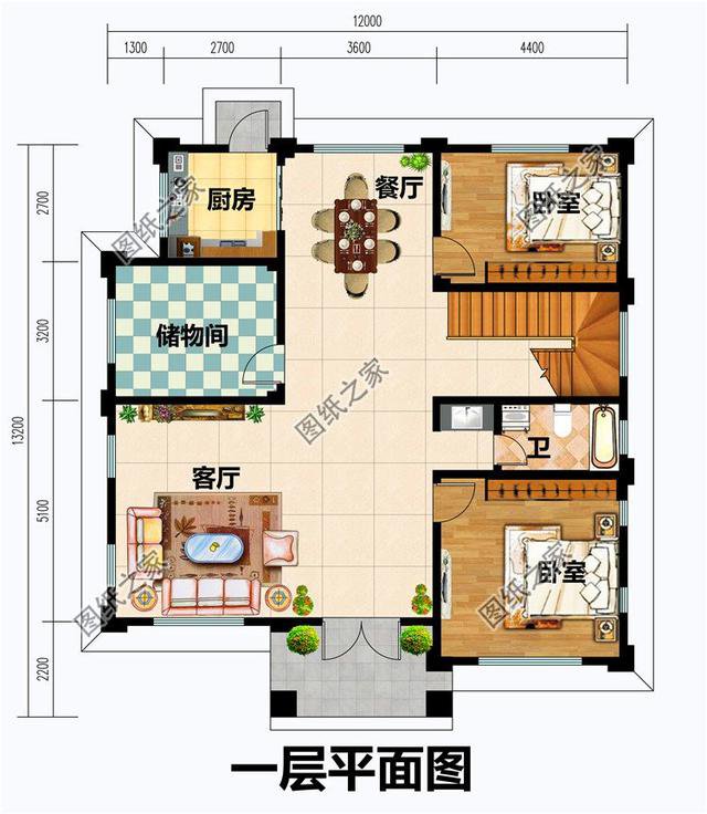 農村簡單普通三層樓房設計圖，建好了村里人都直夸好看