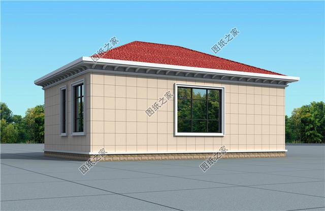 農村一層自建房設計圖，10萬左右就能建，養老別墅就該這么建