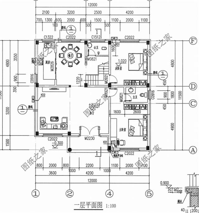 農村30萬左右別墅圖，建好了鄰里鄉親常來家里做客