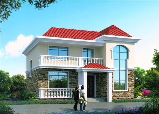 新款占地11×12米農村自建房設計圖，最適合農村的二層別墅，耐看又實用