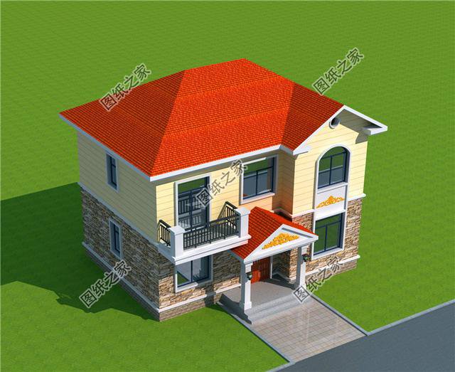 三款15萬左右的農村別墅外觀圖，在農村很流行，不知道大家喜歡這款戶型嗎