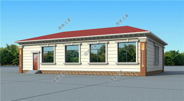 農村4間一層平房設計圖，建房一層就夠住，總有一款適合你