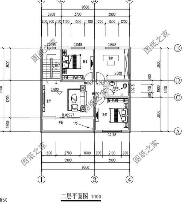 適合農(nóng)村的實用農(nóng)村二層平頂房設(shè)計圖，簡單實用接地氣