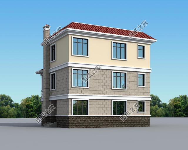 80平農(nóng)村三層小面積別墅設(shè)計(jì)，自然淳樸，這才是真正的享受生活