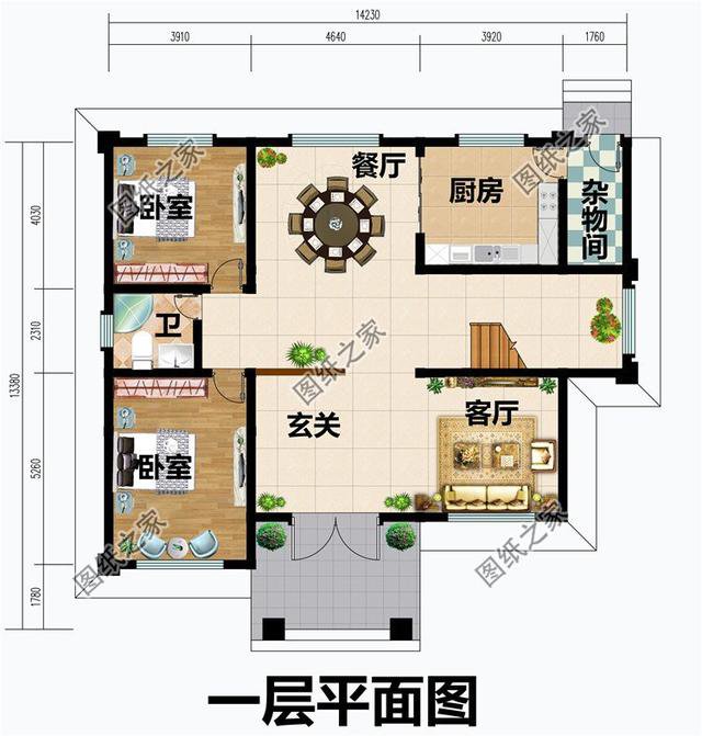 150平二層別墅設(shè)計，第三款帶中式元素，回鄉(xiāng)建完過理想生活