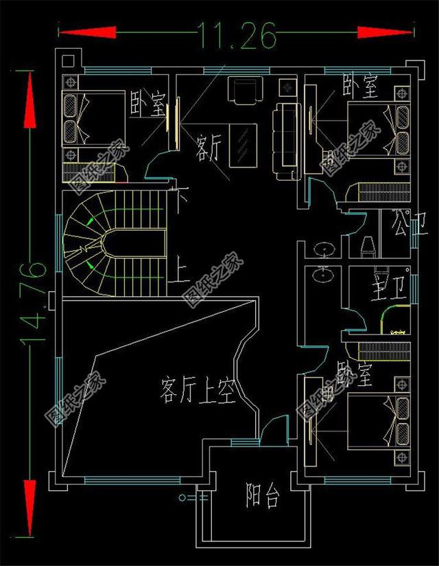農村別墅設計150平四層圖，大氣優雅布局精致，值得一建