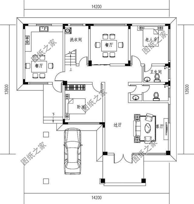 適合老家建的三十萬左右二層樓房圖，配色清新雅致，來看看