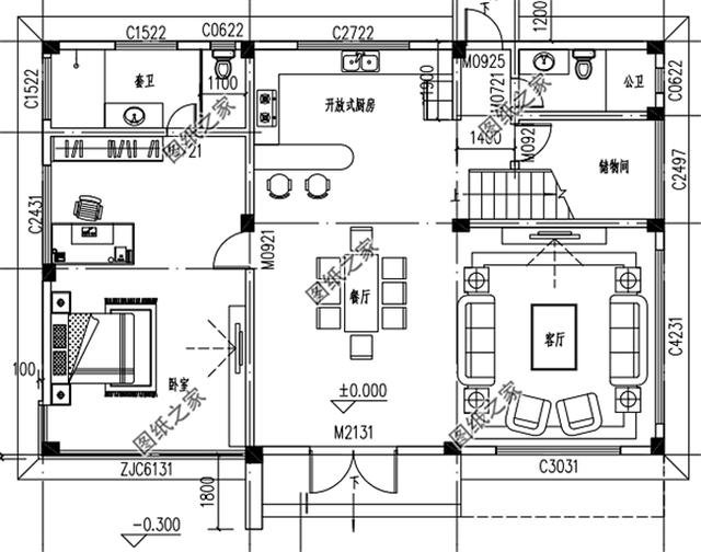 150平米左右二層別墅設(shè)計(jì)圖，農(nóng)村別墅這樣建，城市樓房一樣好看