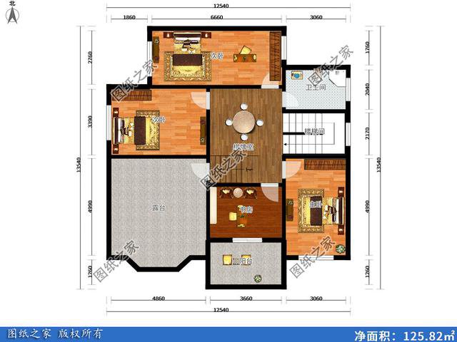 150平米左右二層別墅設(shè)計(jì)圖，農(nóng)村別墅這樣建，城市樓房一樣好看