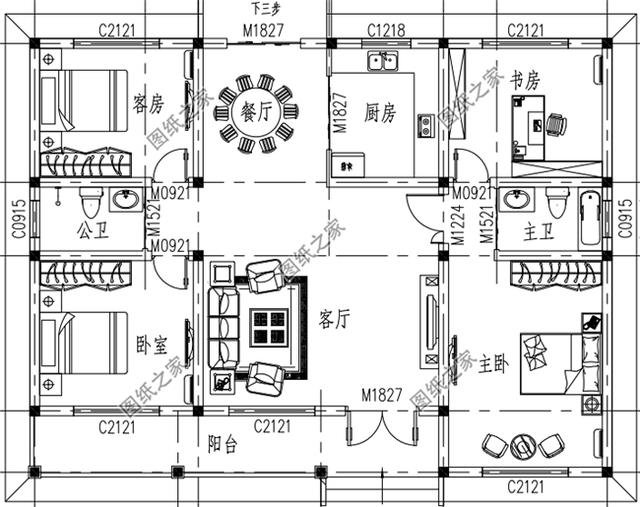 145平方房子設計圖片，簡潔大方，一家人住其樂融融