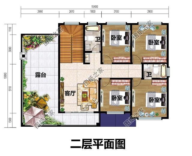 15乘10米房屋設計圖，有全套施工圖，路過千萬別錯過