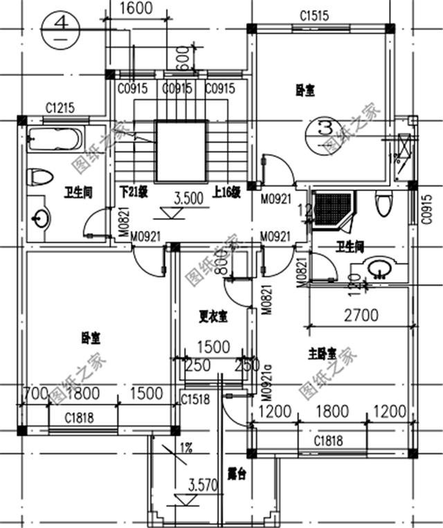 農村三間二層房子設計圖及效果圖，簡單耐看，住著舒適