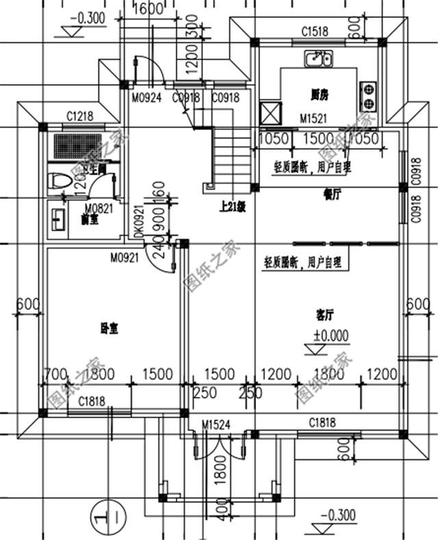 農村三間二層房子設計圖及效果圖，簡單耐看，住著舒適