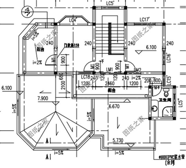 三層復(fù)式別墅戶型圖，農(nóng)村經(jīng)典戶型，全家老小都喜歡