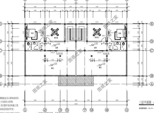 復式雙拼別墅設計圖，適合兄弟倆的房子，羨慕不來的大氣