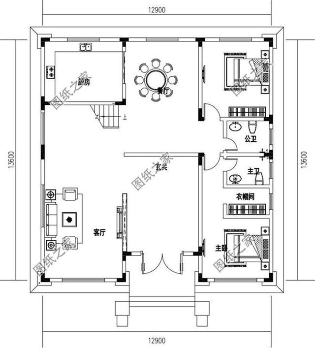 農村三層半普通樓房外觀設計圖，農村建房子的首選，我最喜歡第三套