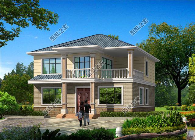 二層別墅140平米農村自建房設計圖，外觀好看，功能齊全，看上哪款建哪款