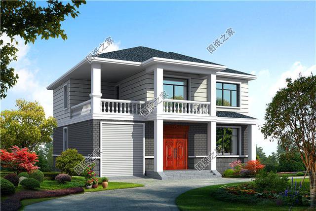 二層別墅140平米農村自建房設計圖，外觀好看，功能齊全，看上哪款建哪款