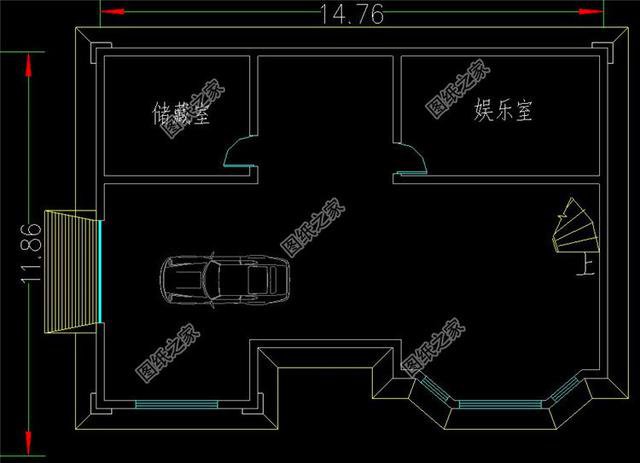 農(nóng)村帶地下室二層樓房設(shè)計(jì)圖，非常上檔次，一點(diǎn)不輸給高層