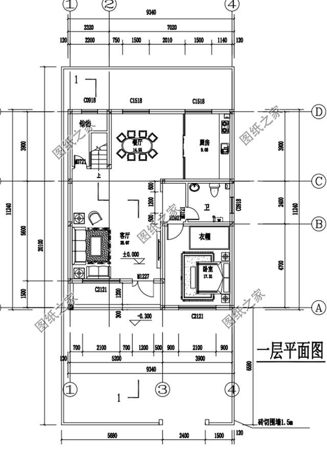 占地100平二層房屋設(shè)計圖，占地雖小，但是住著舒適又安心