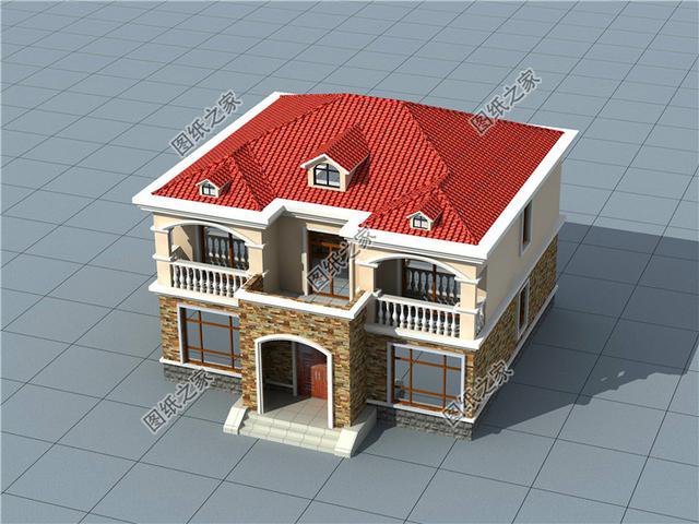 農(nóng)村三間兩層間戶型圖，看了這么多三層別墅，還是覺得這三款更精致