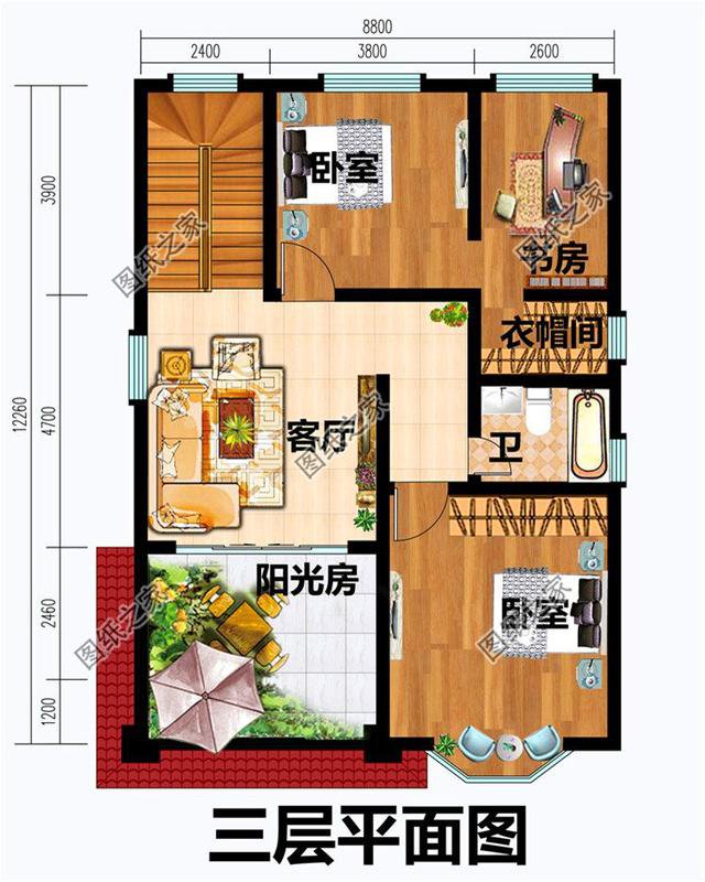 現(xiàn)代獨(dú)棟三層別墅設(shè)計(jì)圖，年輕人的最愛，建好絕對(duì)滿意